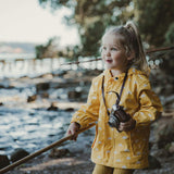Recycled Waterproof Raincoat, Yellow