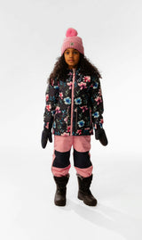 Light Weight Two Piece Chill Snowsuit Blue Floral Print