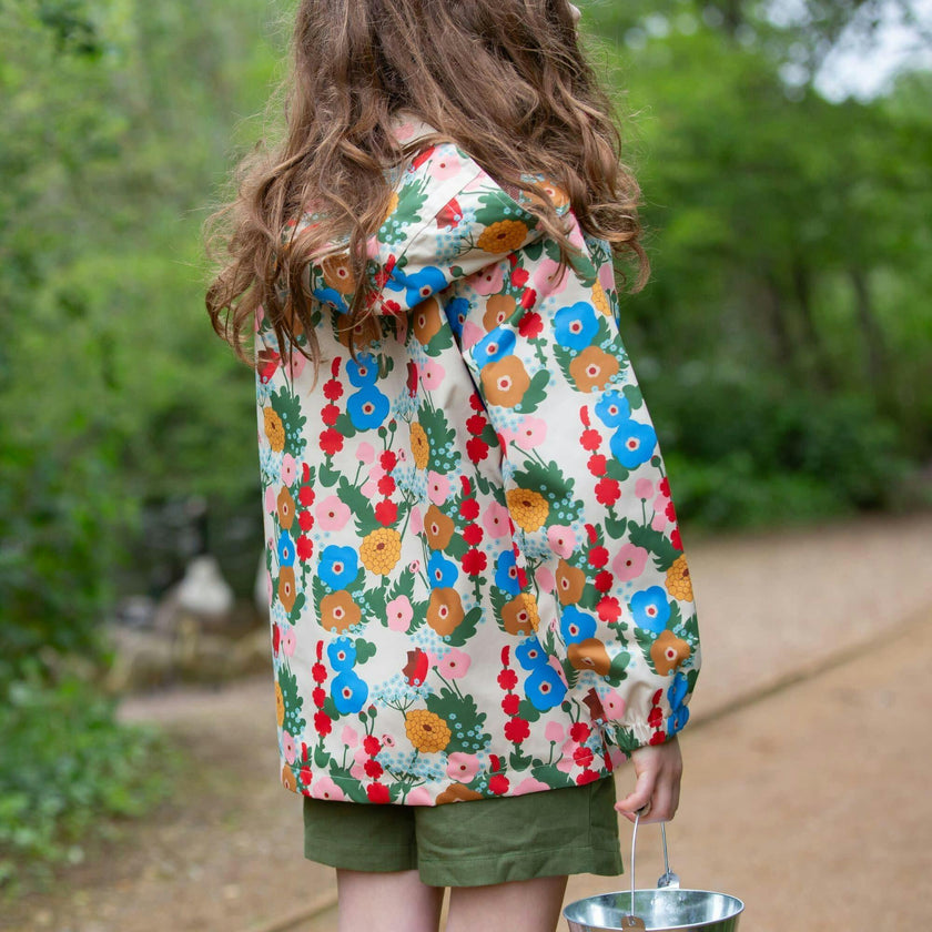 Flora and Fauna Waterproof Raincoat, Multi