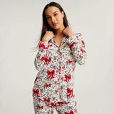 Happy Holly-days Women's Luxe Pajama Pant Set