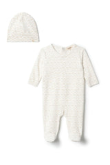 Cherry Print Velour Onesie