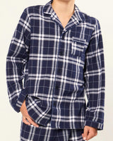 Kid's Brushed Twill Pajama Set in Oxford Tartan