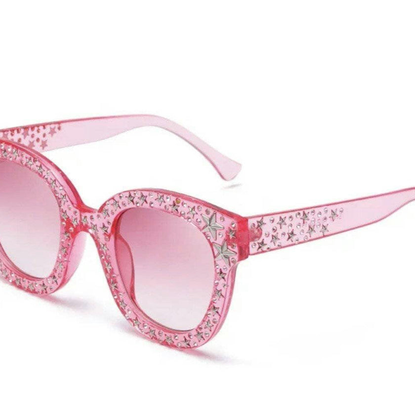 Crystal Star Sunglasses Black