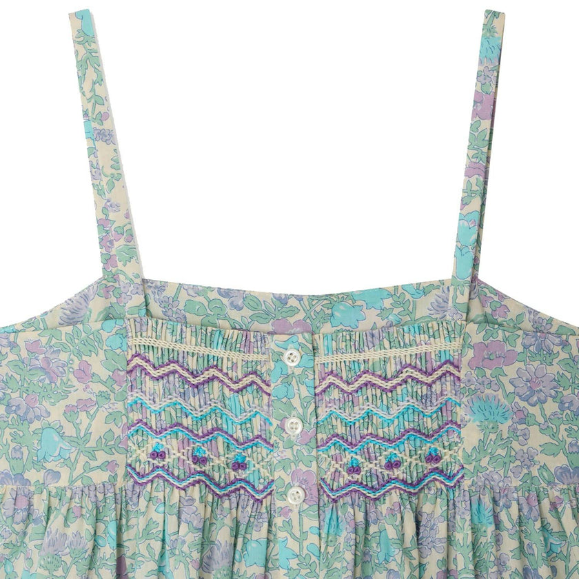 BONPOINT Passion Garden Midi Dress - Parme Clair