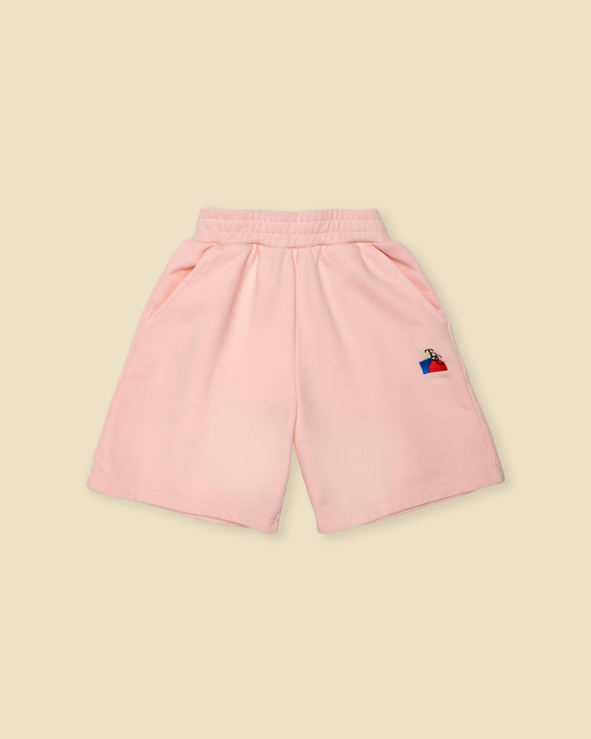 Organic Weekend Shorts in Double Bubble Pink