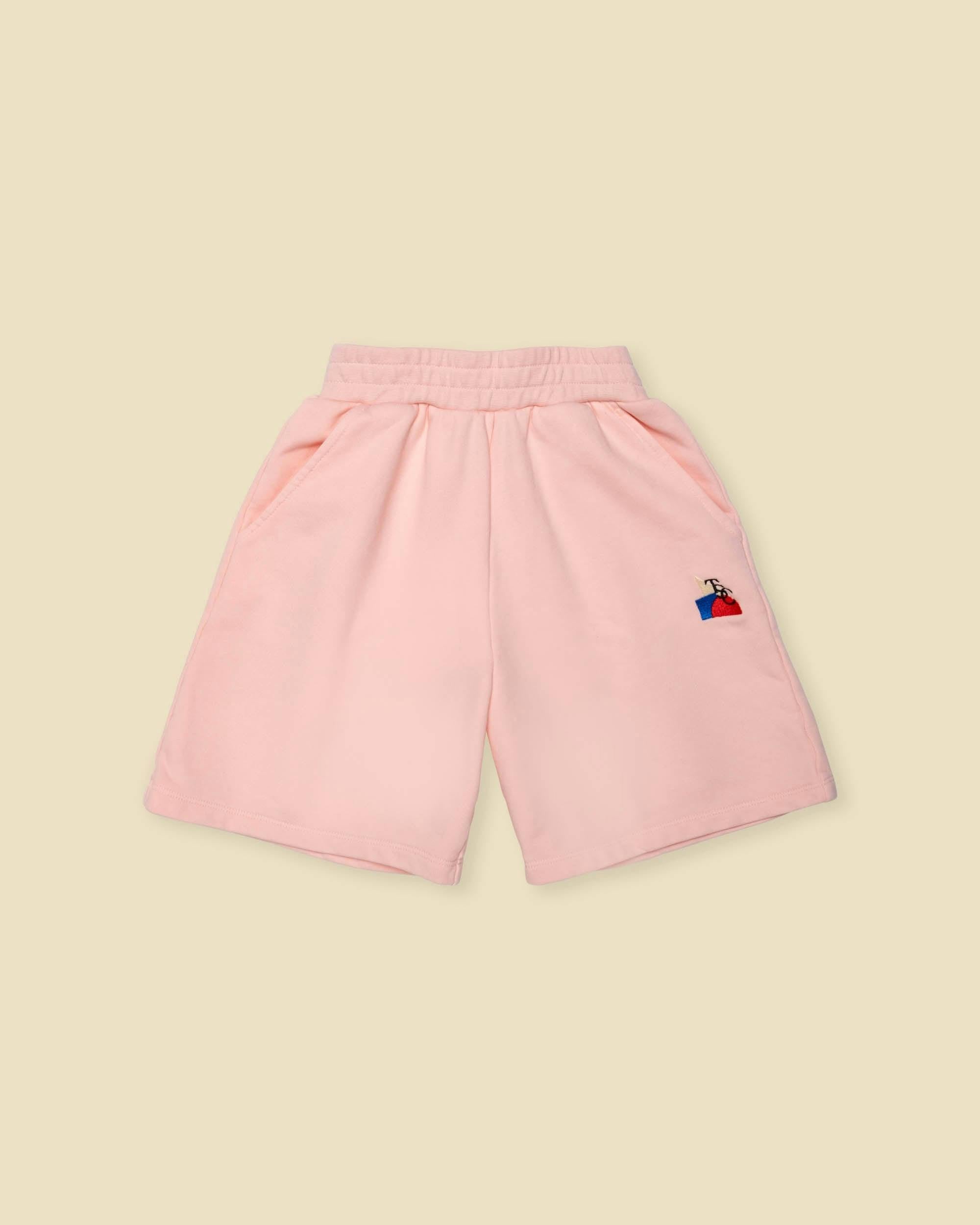 Organic Weekend Shorts in Double Bubble Pink