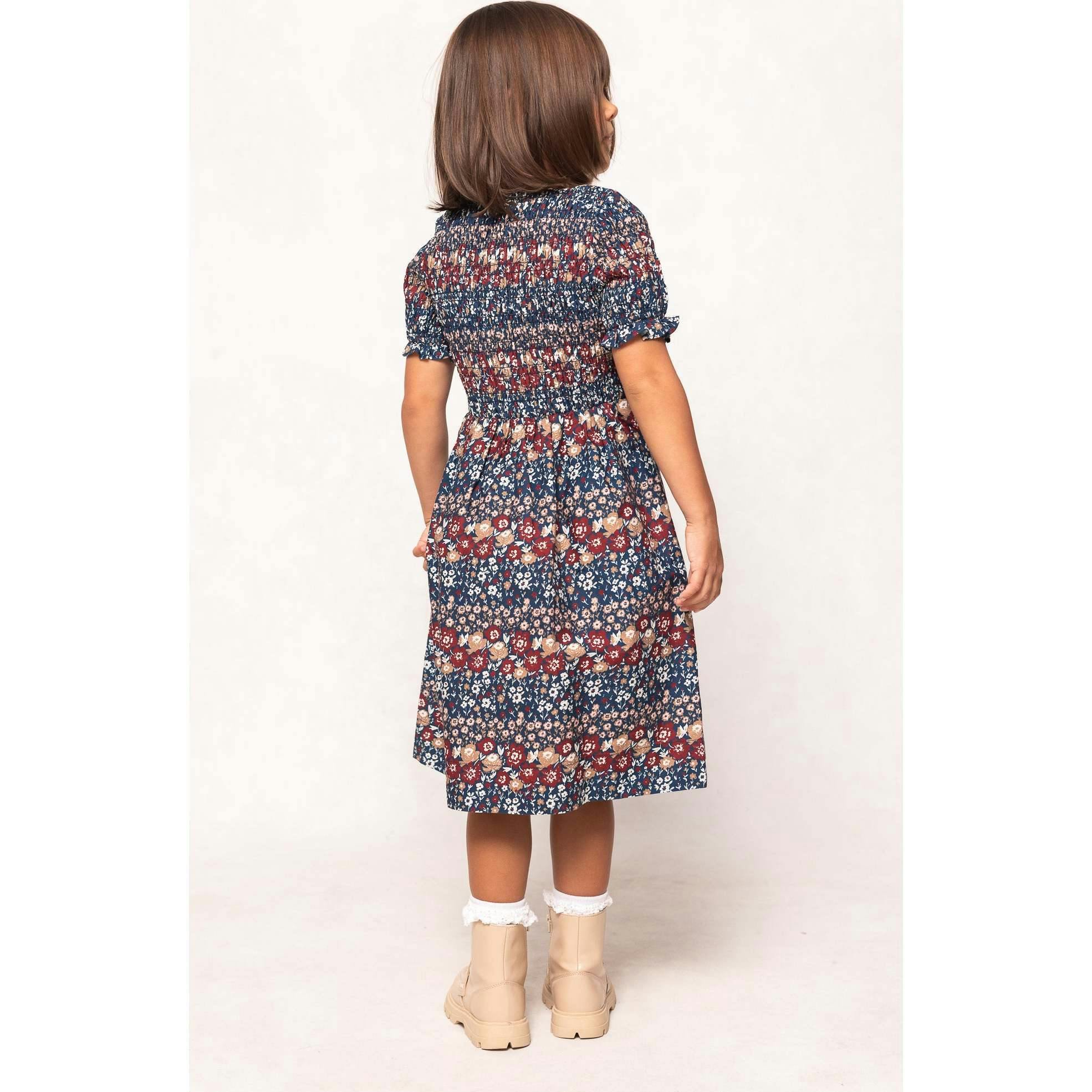 Mini Parker Dress in Dusk Floral Medley