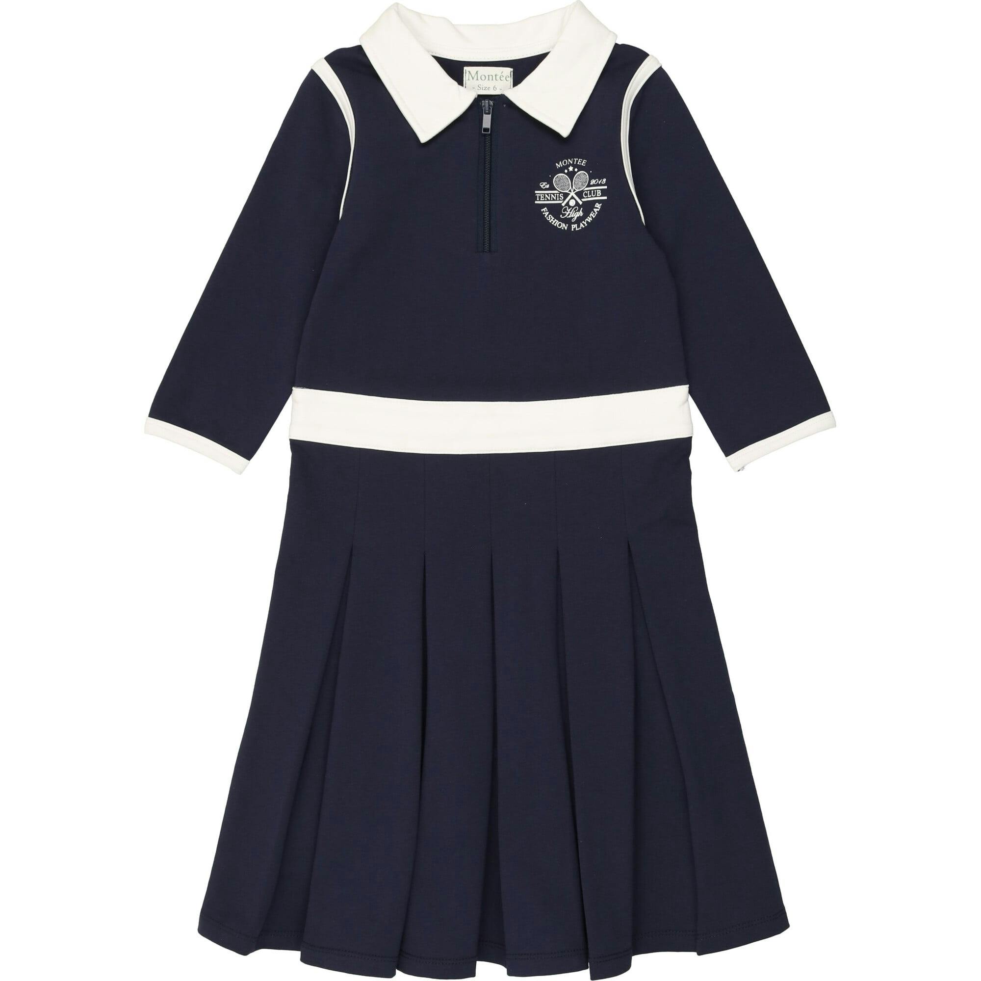 Tennis Club 3-Quarter Sleeve Dress