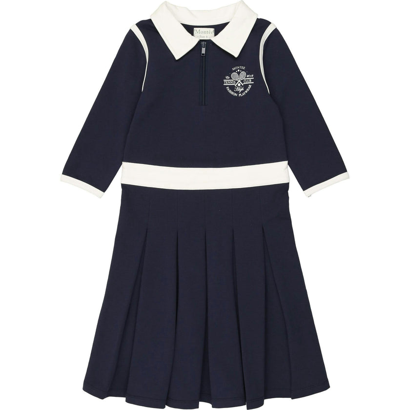Tennis Club 3-Quarter Sleeve Dress