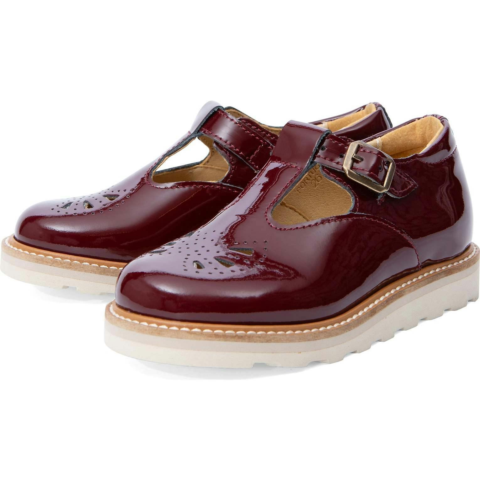 Rosie T-Bar Shoe, Burgundy