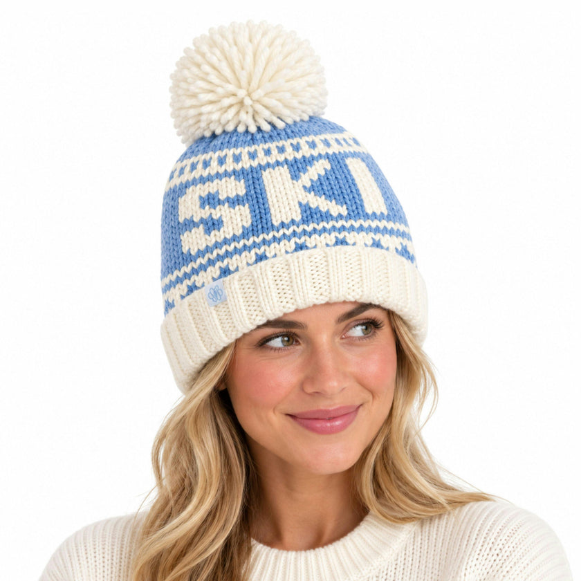 Adult SKI Bobble Hat