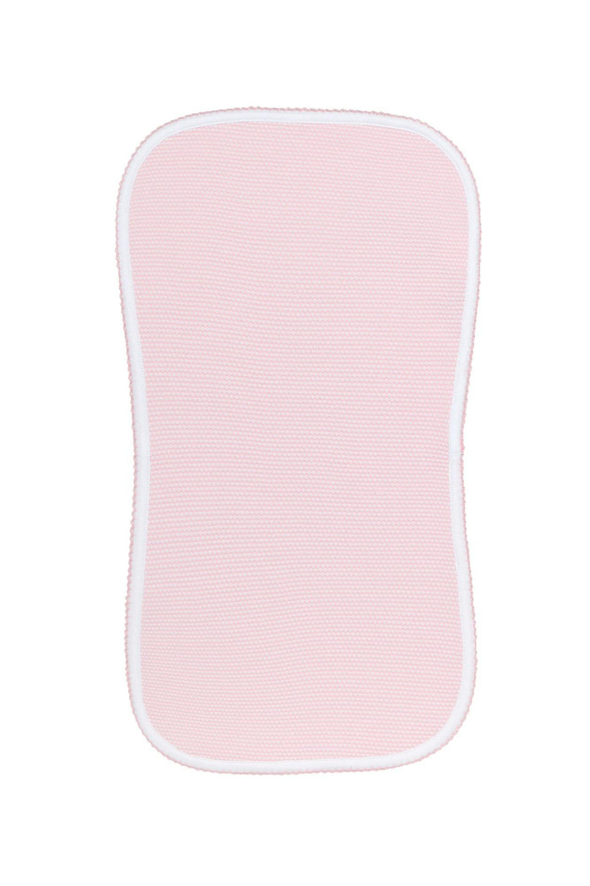 Pink Bubble Burp Cloth