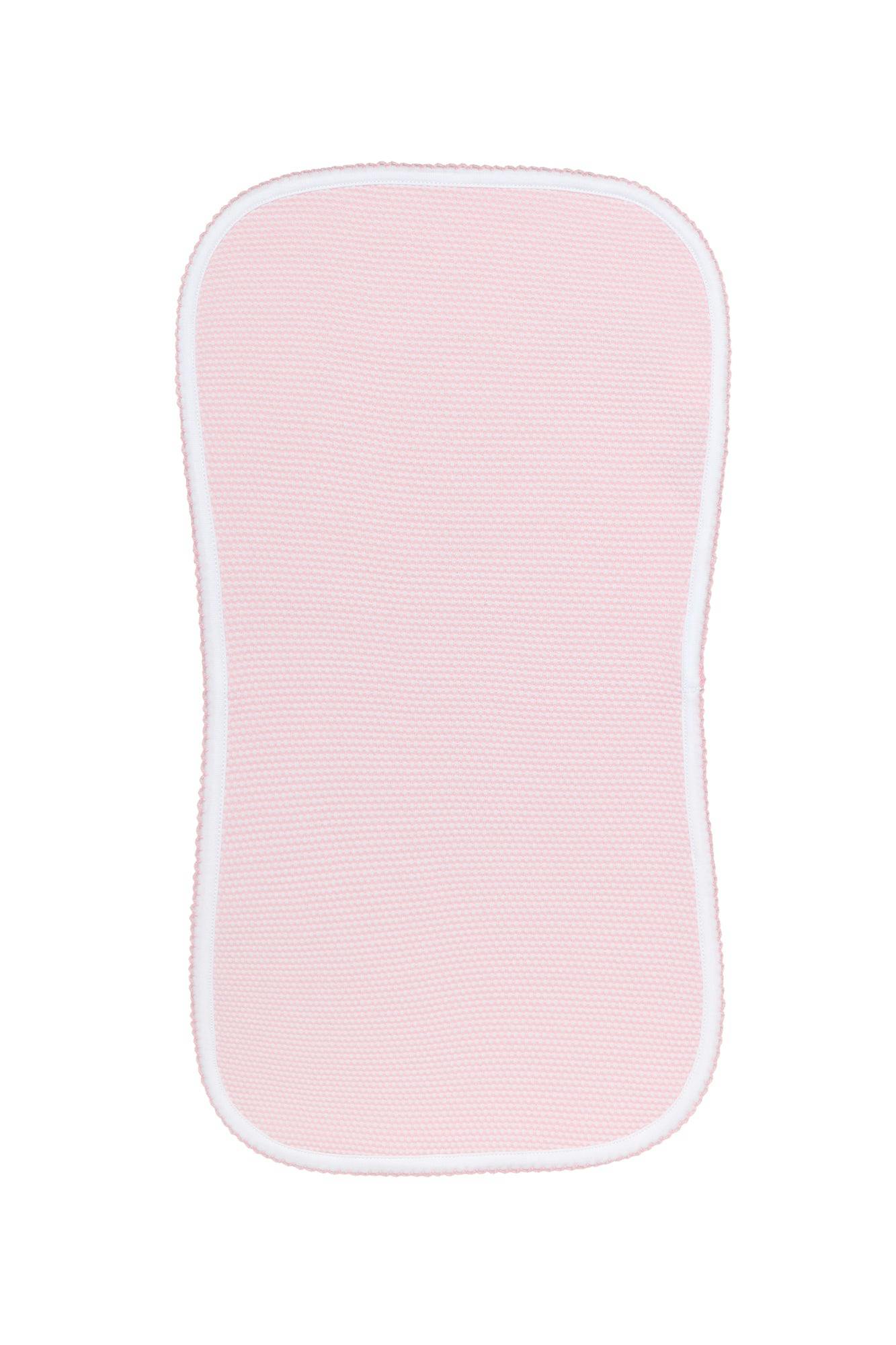 Pink Bubble Burp Cloth