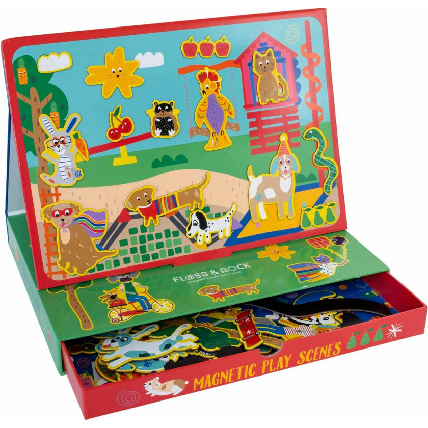Pets Magnetic Play Scene