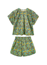 Pajama Short Set in Seagull
