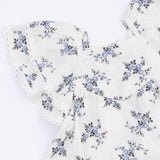 Belle Rosette Dot - V-Neck Dress and Bloomer