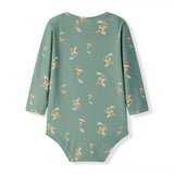Swimming Koi Cotton Stretch Long Sleeve One Piece