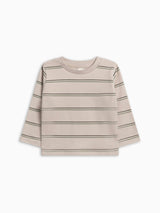 Turk Long Sleeve Crew - Oak Stripe