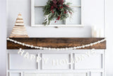Happy Holidays Banner (White)