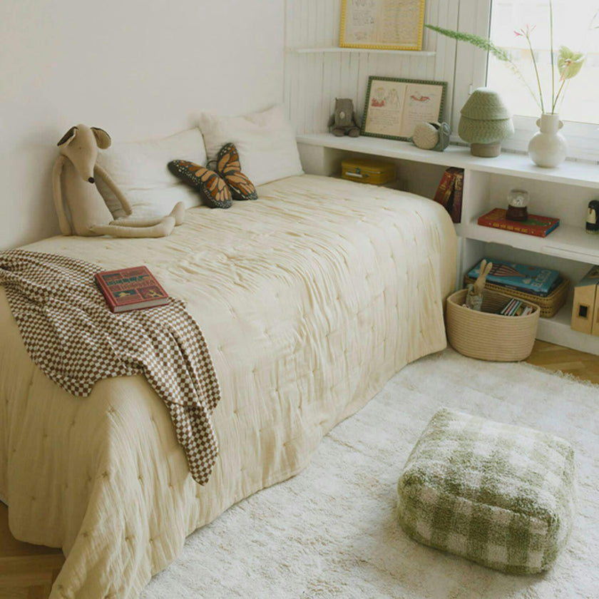 Pouf Vichy Matcha