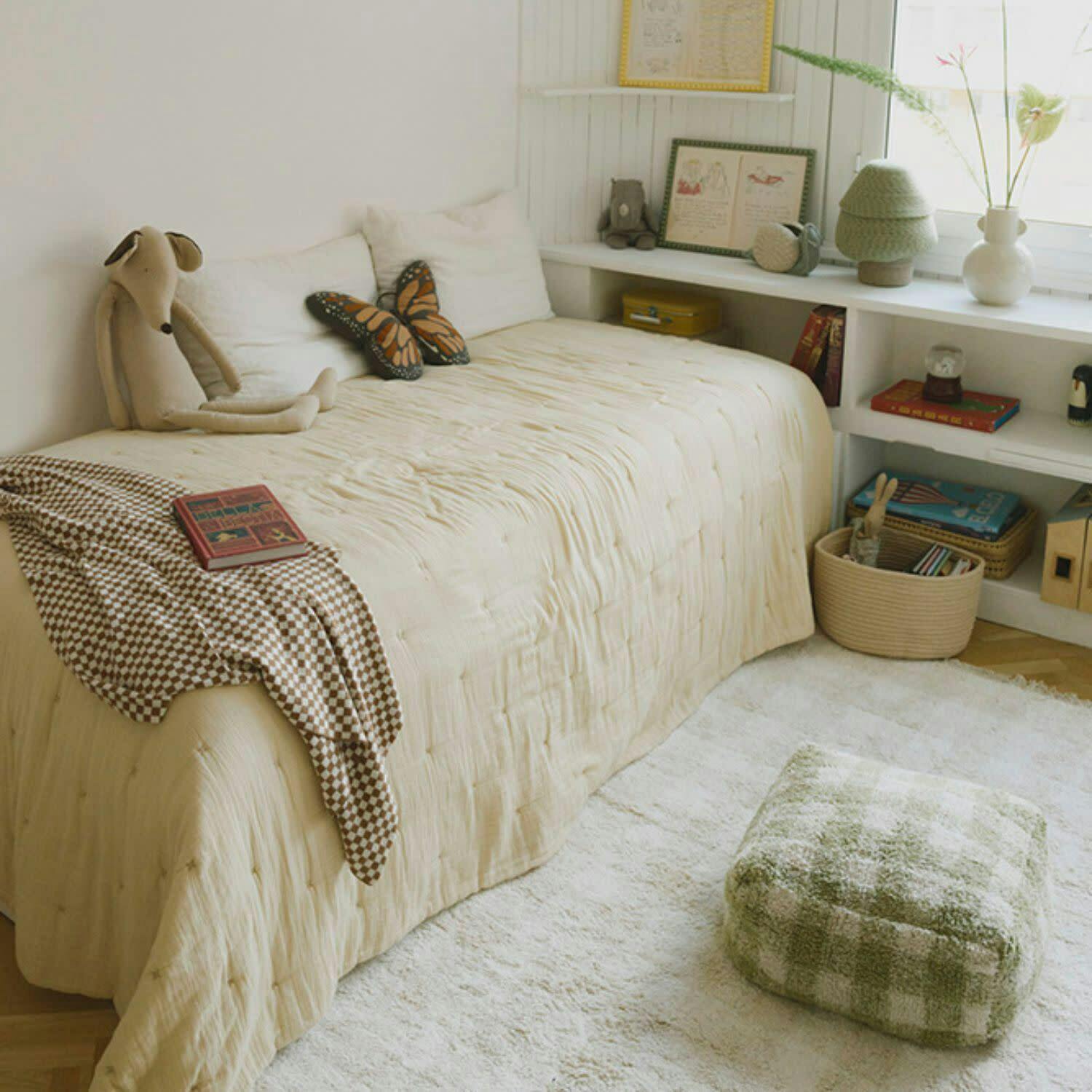 Pouf Vichy Matcha