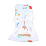 Breakfast Club Blue - Swaddle Blanket