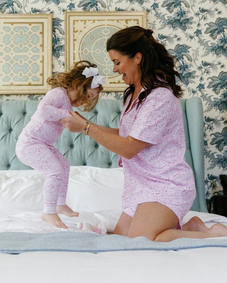Nantucket Women’s Button Front Short Pajama Set