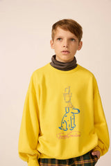Organic Weekend Sweatshirt in Brass Yellow