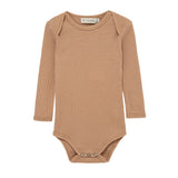 Tawny Rose Waffle Long Sleeve One Piece