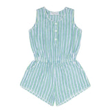 girls tamarin stripe french terry romper
