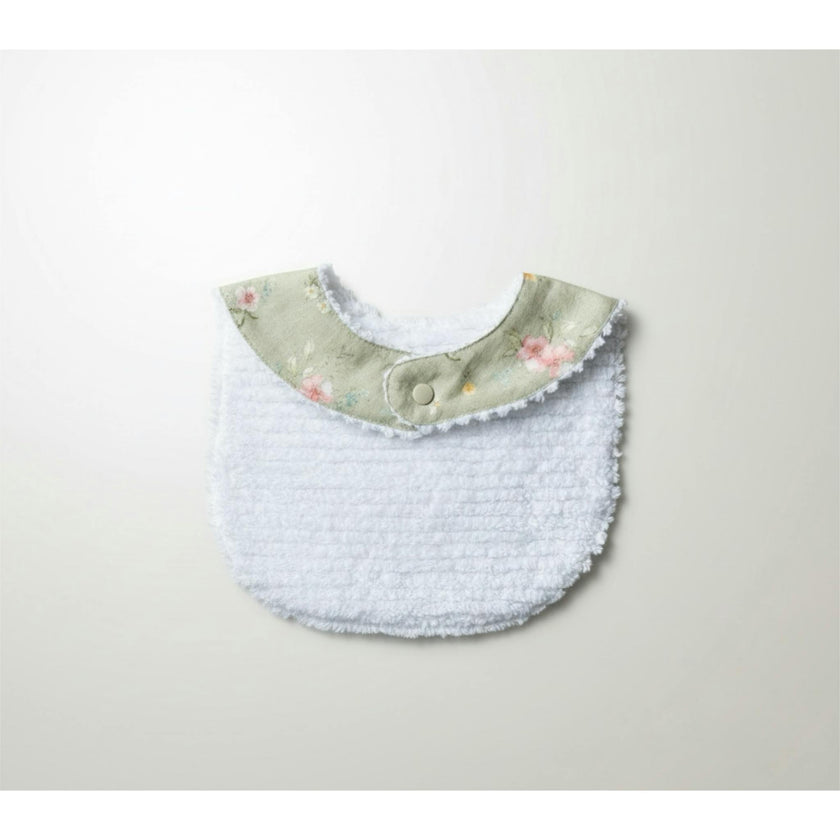 Layette Linen Bib – Hedgerow Floral