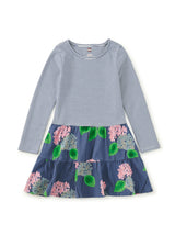 Tiered Skirted Twirl Dress, Cornwall Hydrangeas