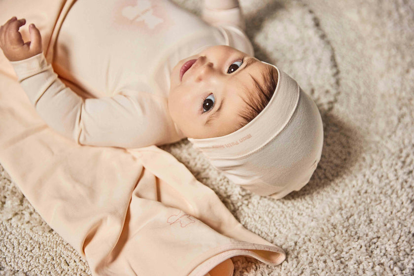 Aura Bear Footie And Beanie