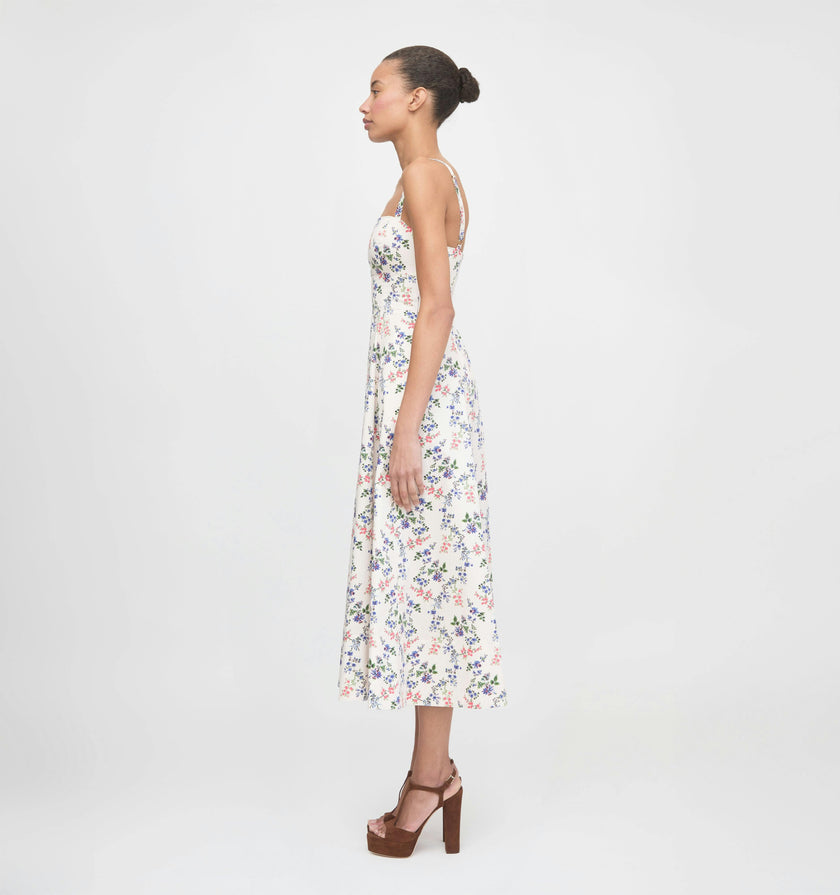 The Margot Dress - Pink Scallop Bow Chintz