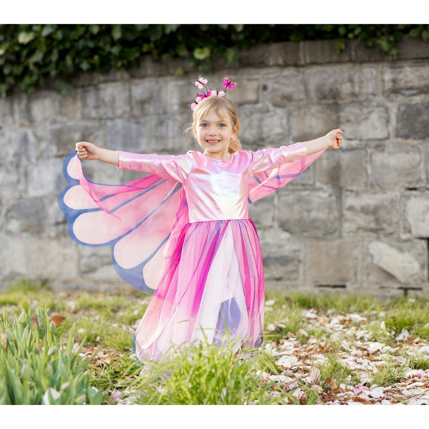 Butterfly Twirl Dress with Wings