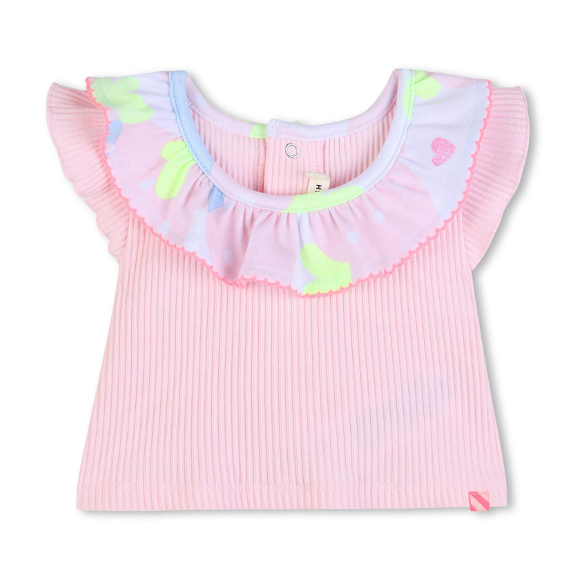 Light Pink Baby Top & Shorts Set