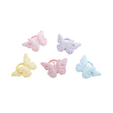 Glitter Butterfly Hair Tie Set
