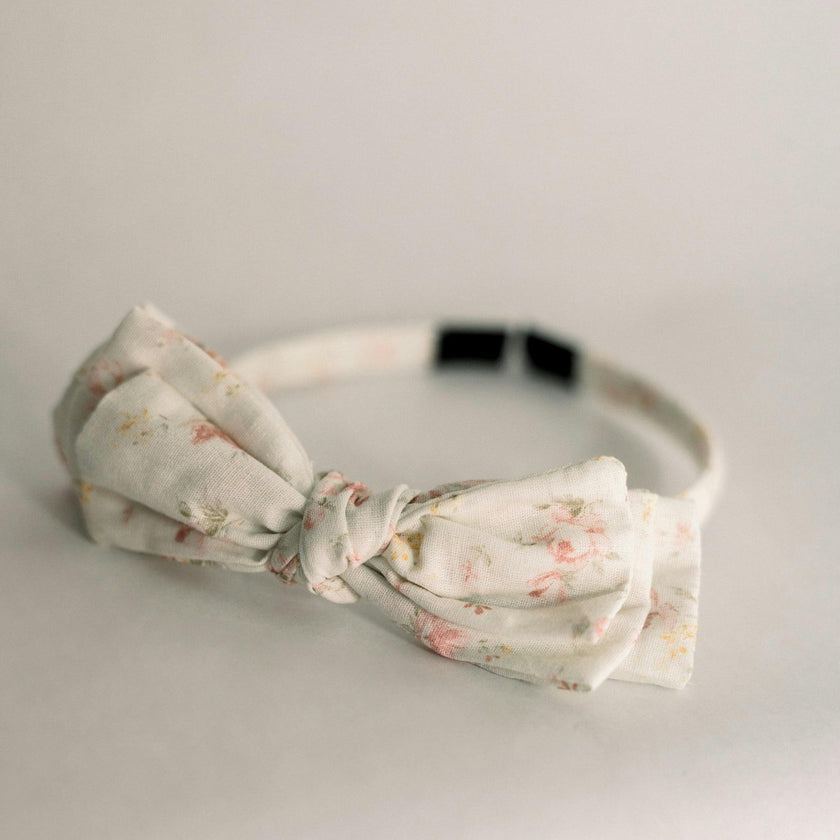 Three Little Bows Headband | Spring Petals