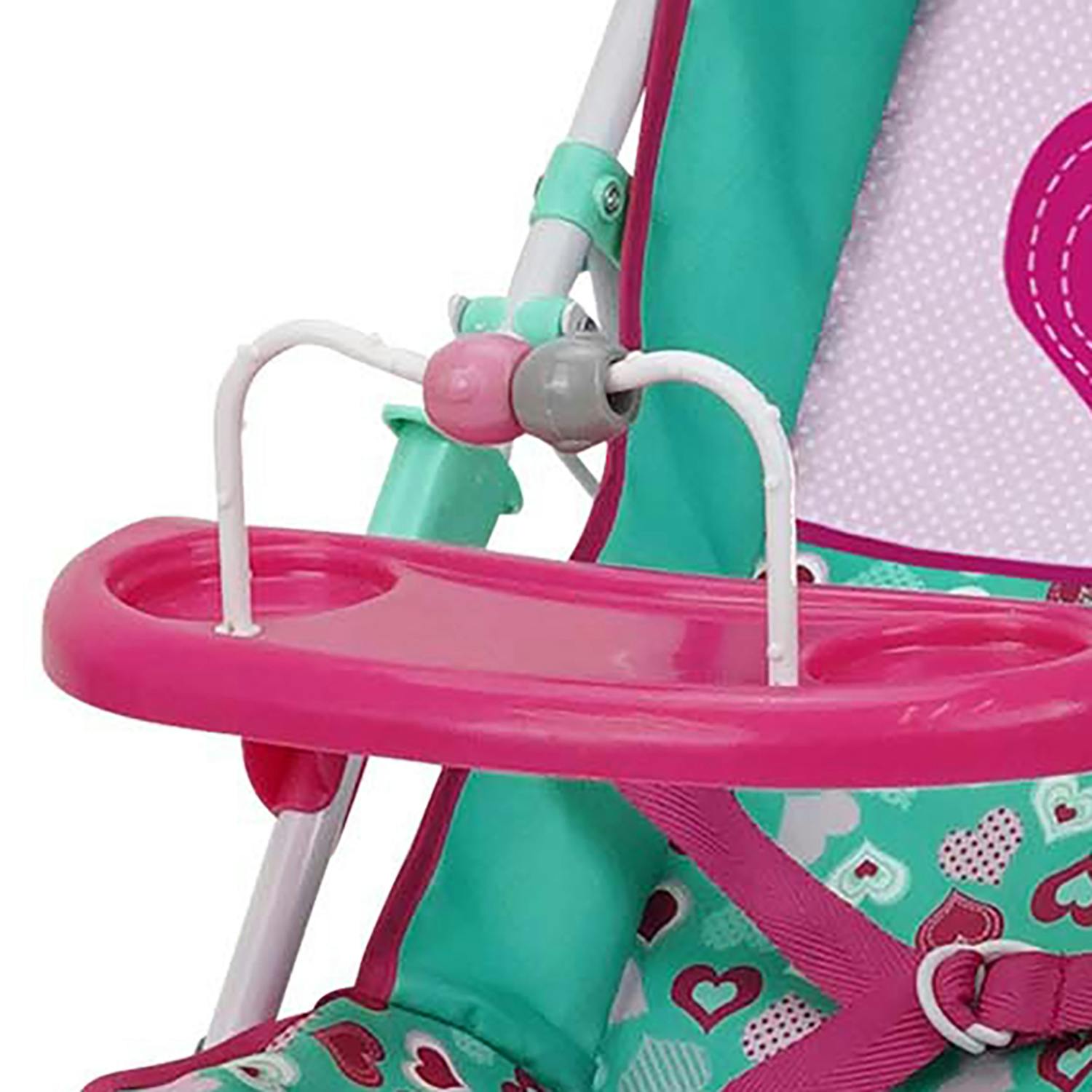 Mint Heart: Doll Stroller - Sarah