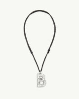 Grande Monogram Necklace in Silver