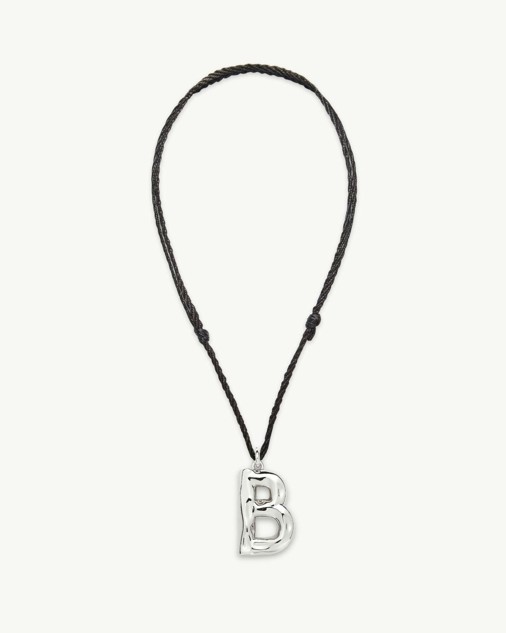 Grande Monogram Necklace in Silver