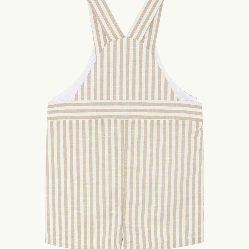 Alfie Stripe Race Car Baby Dungaree