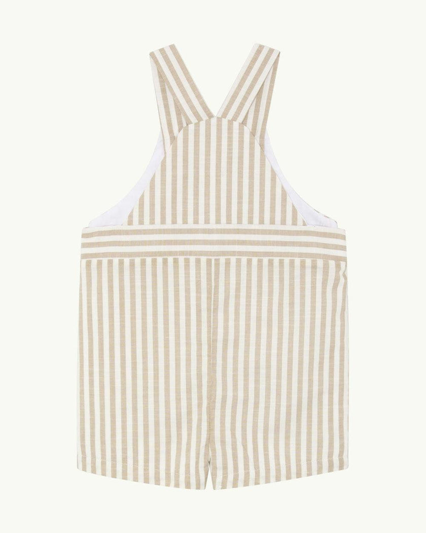 Alfie Stripe Race Car Baby Dungaree