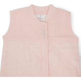 Cotton Muslin Quilted Sleep Bag - Light Pink
