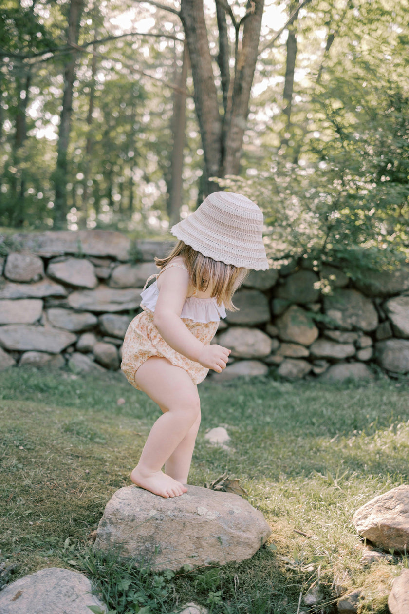 Maia Romper – Peach Blossom