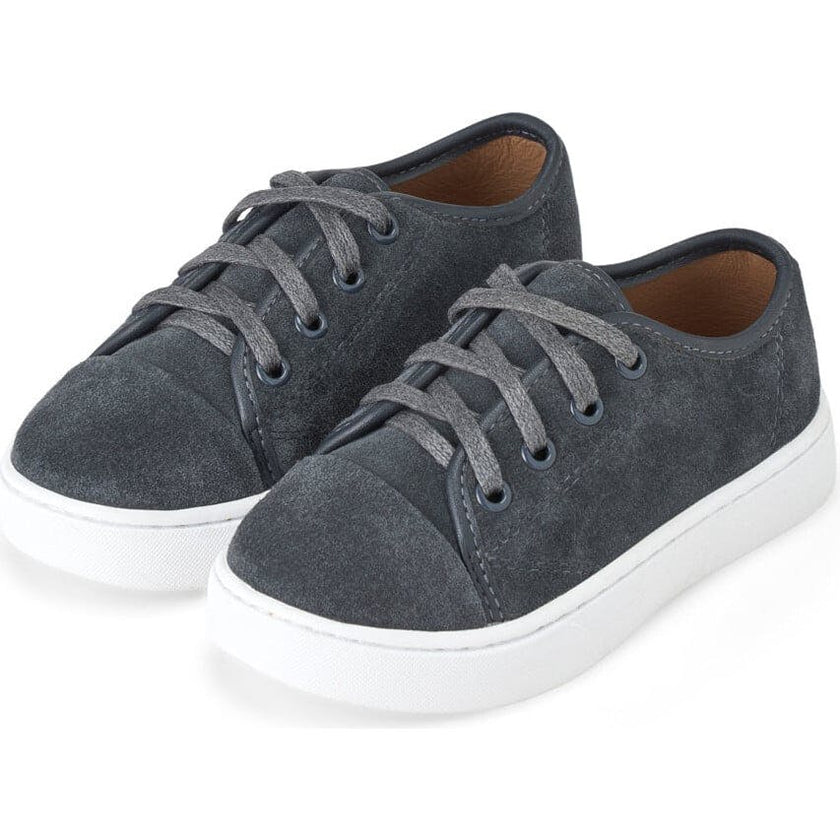 Robby Suede Flat Sole Lace-Up Sneakers