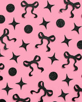Little Black Bow Confetti - 200 pc glitter confetti