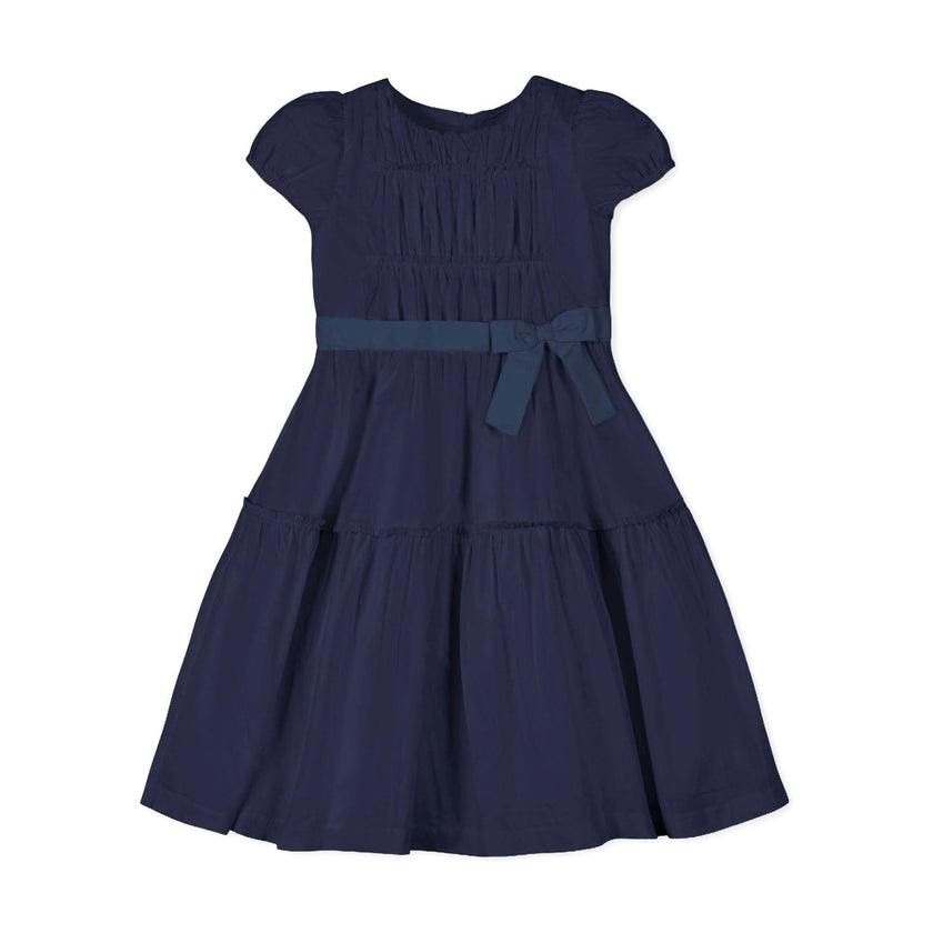 Organic Puff Sleeve Tiered Party Dress