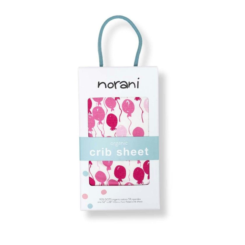 Organic Print Fitted Crib Sheet