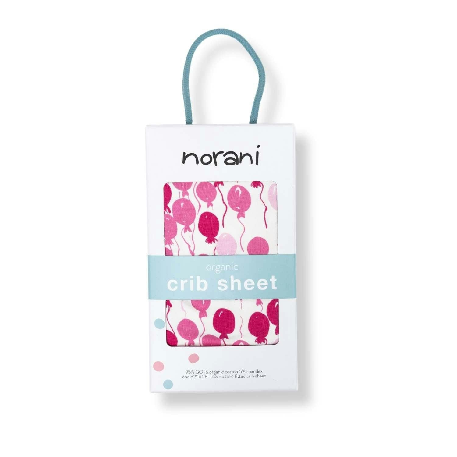 Organic Print Fitted Crib Sheet